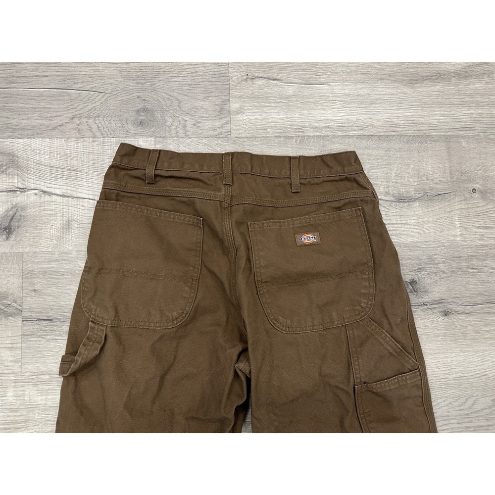 Dickies Carpenter Jeans Relaxed Fit 32x30 Straight Brown Utility NWOT - Picture 9 of 11